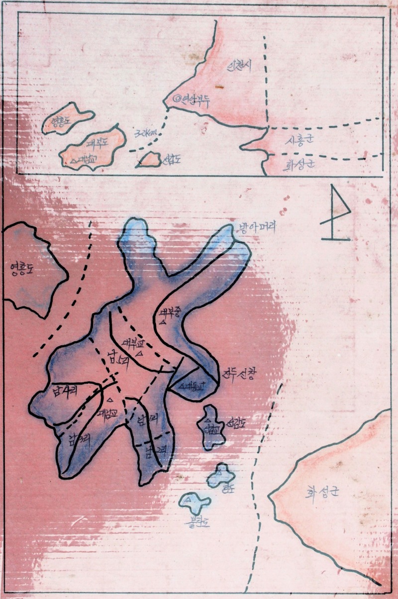 1960-70년대 철새따 찾아온 총각선생님 대남초등학교 학구도[4-하] 2.JPG