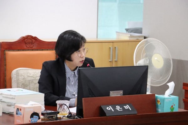 이은미 의원, 실행력 없는 예산 편성과 성과관리....jpg