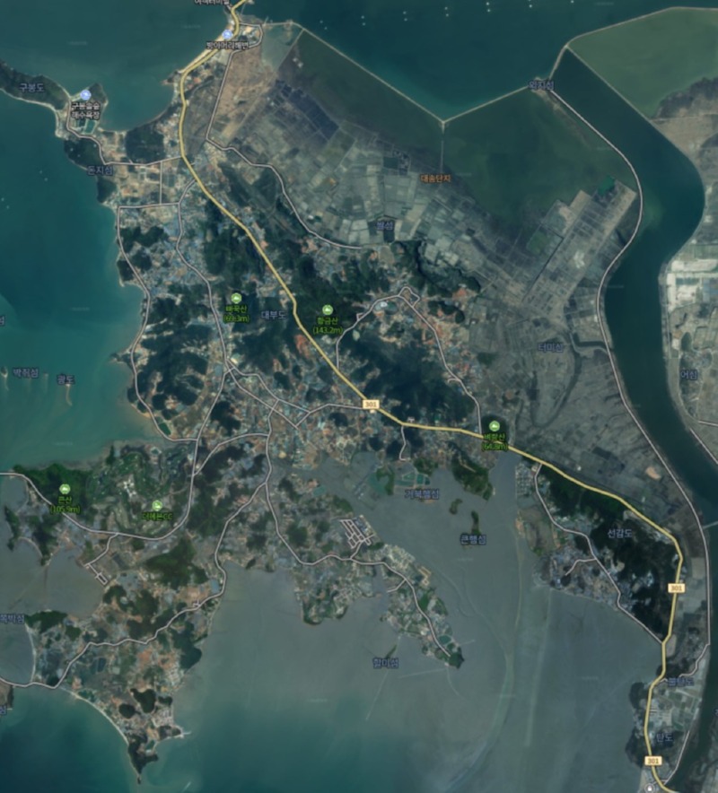 대부도 지도 모습.jpg